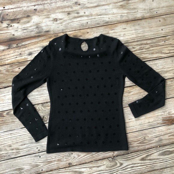 Saks Fifth Avenue sweater with decoration size M - Picture 3 of 5